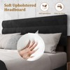 KTMBDW Upholstered Platform Bed Frame, Mattress Foundation, Metal Slat Support, No Box Spring Needed, Easy Assembly - 3 of 4