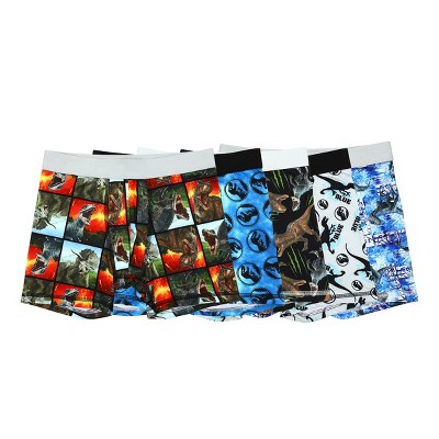 Jurassic World Dinosaurs Multipack Boys Underwear, Boxer Briefs-size-10/12  : Target