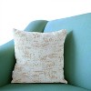 Anybear Beige Gold Chenille Decorative Cushions - 3 of 4