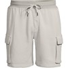 Lands' End Men's Serious Sweats French Terry Cargo Shorts - 3 of 4