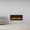 IHOMEADORE Black Crystal Insert Electric Fireplace with Remote and LED - 2 of 4