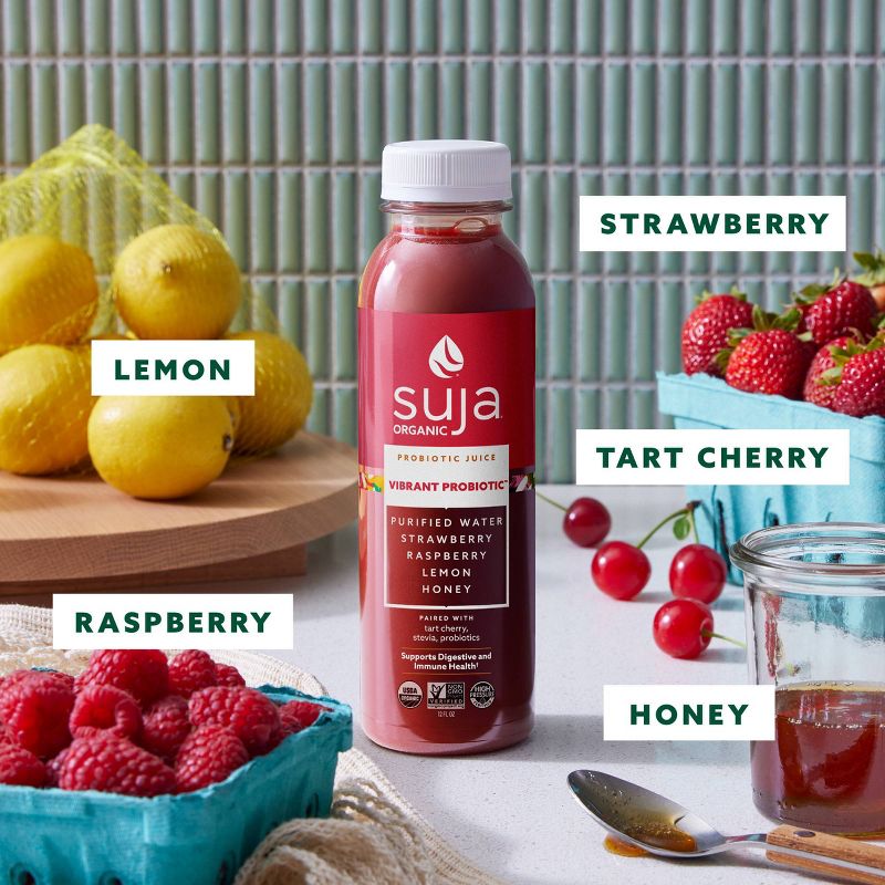 Suja Vibrant Organic Probiotic Fruit Juice - 12 fl oz, 4 of 15