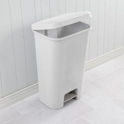 11.9gal Step Trash Can White - Brightroom&#8482;_4