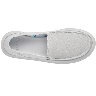 Женские туфли Sanuk Donna St Hemp Loafers - Grey, 9 — фото 6