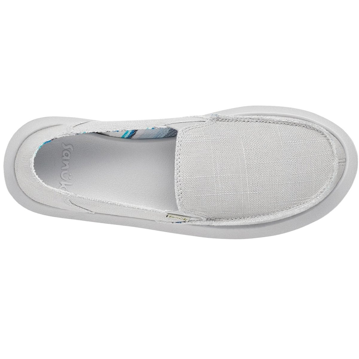 Женские туфли Sanuk Women's Donna St Hemp Loafers - Grey, 9 — фото 6