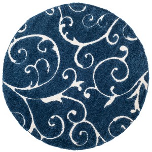 Florida Shag SG455 Power Loomed Area Rug - Safavieh - 1 of 3