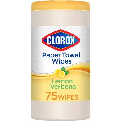Clorox Paper Towel Wipes - Lemon - 75ct