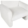 APRILSOUL 31.89"Stylish and Minimalist Teddy Fleece Single Sofa Chair with Arms and Pillow - 4 of 4