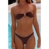Moda Minx 'Coffee' Bohemian Bay Kailani Bandeau Bikini Top - 3 of 4