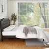 Whizmax Bed Frame, with Pu Leather Upholstered Headboard, Metal Support, No Box Spring Needed, Noise Free, Under Bed Storage, Easy Assembly, Black - 4 of 4