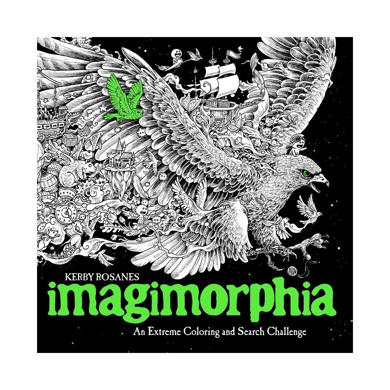 Imagimorphia: An Extreme Coloring And Search Challenge - By Kerby Rosanes ( Paperback ), 1 of 2