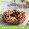 Healthy Nut Food Gift Basket Platter + Green Ribbon by Nut Cravings - 2 of 4