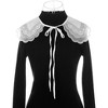 Elerevyo Women Detachable Semi-Sheer Embroidery Neck Ruff Fake Dickey Collar Blouse 1 Pc - 2 of 4