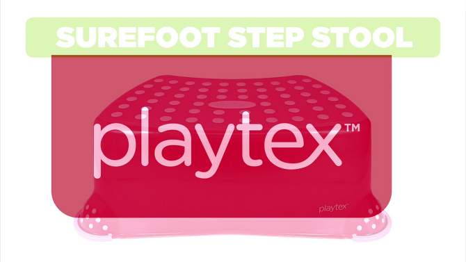 Playtex Surefoot Single Step Stool - White, 2 of 11, play video