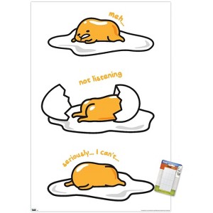 Trends International Gudetama - Not Listening Unframed Wall Poster Prints - 1 of 4