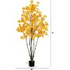 HomeStock  6 ft. Artificial Tree in Pot for Indoor/Outdoor - 2 of 4