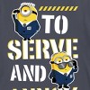 Seven Times Six Minions T-Shirt Boy's To Serve and Annoy Bob Stuart Short Sleeve Top Grey - 3 of 4