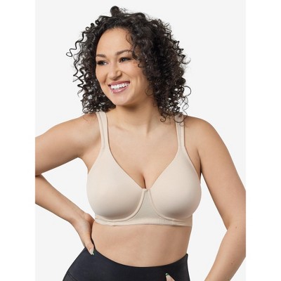 Leading Lady The Brigitte Full Coverage - Padded Wirefree T-Shirt Bra in  Nude, Size: 36F