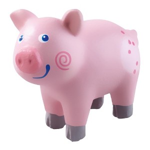HABA Little Friends Piglet - 2" Farm Animal Toy Figure - 1 of 4