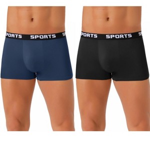 INSPIRE CHIC Men's 2 Pack Lightweight Short Leg Stretch Underwear Briefs - 1 of 4
