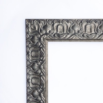 Silver Ornate Floral Pattern 18 x 24 Wood Picture Frame