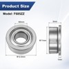 Unique Bargains Chrome Steel Durable Multipurpose Use Flanged Ball Bearing - 3 of 4