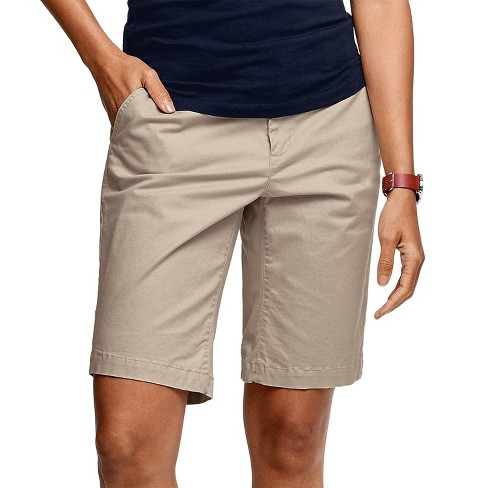 Khaki chino shorts womens deals