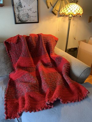 Bernat Blanket Twist Yarn Grape Kiss