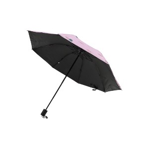Unique Bargains Portable Umbrella 8-Rib Avocado Pattern Sun Block Impact Cloth Vinyl 39.37"x27.17" 1 Pcs - 1 of 4