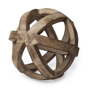 HomeRoots 8" Brown Polyresin Tabletop Sculpture - 1 of 4