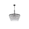 Elegant Lighting Nordic 6 - Light Chandelier in  Black - 2 of 3