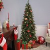 Prelit Slim Tiffany Fir Artificial Christmas Tree Clear Lights - National Tree Company - image 4 of 4