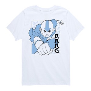 Boys' - Avatar: The Last Airbender - Aang Punch Short Sleeve Graphic T-Shirt - 1 of 4