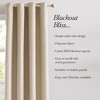 52"x84" Lush Decor Meena Slub 100% Blackout Window Curtain Panels Neutral Pair - 2 of 4