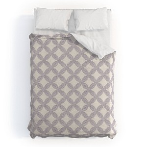 Deny Designs Holli Zollinger JUNGLIA WEAVE Duvet Cover Set Gray - 1 of 3