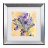 Trademark Fine Art Sheila Golden Vase Of Irises Matted Framed Art - 2 of 4