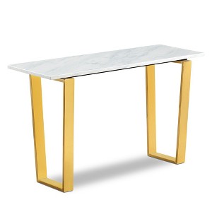 Meridian Furniture Cameron Gold Console Table : Target