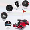 24V Ride on Drift Car,7Ah Battery 180W Brushless Motor Kids Electric Drifting Go-Kart for Rider up to 110 lbs - 2 of 4