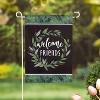 Welcome Friends Suede Garden Flag - 2 of 4