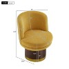 Christopher Knight Home Afanasev Round Upholstered 360° Swivel Accent Chair - 3 of 4