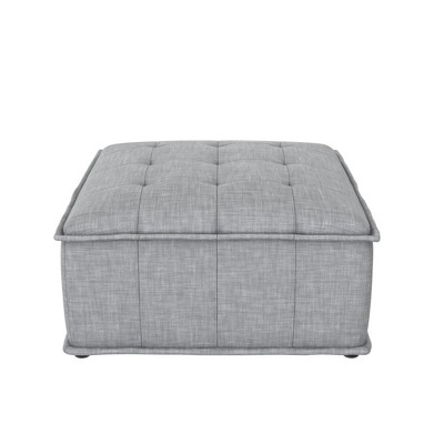 DHP Darcy Ottoman for Modular Sectional Sofa, Gray Linen