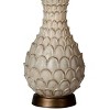 Jane Seymour Westlake Table Lamp White Finish - StyleCraft: Polyresin, Bronze Base, UL Listed, 3-Way Switch - 3 of 3