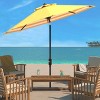 Athens Inside Out Striped 9Ft Crank Auto Tilt Umbrella - PAT8007 - Safavieh - 2 of 3