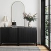 Nathan James Set of 2 Jasper Wood Fluted Console Table with Doors - image 2 of 4