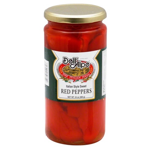 Dell Alpe Pepper Red Halves - Case of 12 - 24 oz - image 1 of 1