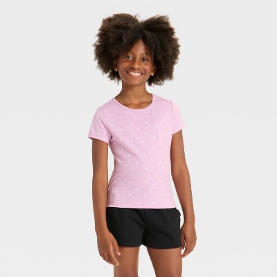 Girls' Short Sleeve Fitted T-Shirt - Cat & Jack™