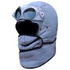 LakeForest "Unisex Thermal Winter Goggles Hat with Neck Flap & Detachable Face Mask, Windproof for Skiing & Hiking" Grey - 2 of 3