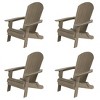 WestinTrends Tuscany HIPS¬¨‚Ä†Outdoor¬¨‚Ä†Patio¬¨‚Ä†Folding¬¨‚Ä†Adirondack¬¨‚Ä†Chair (Set of 4) - 3 of 4