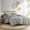 PAGED Bedding Set 3 Piece Cotton Printed Duvet Cover Set with Chenille - 3 of 4