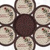 Earth Rugs Plant Kindness Round Jute Trivets in Basket – Set of 6 Printed 10" Trivets with Nature Quotes & Eco-Friendly Braided Design - 3 of 3